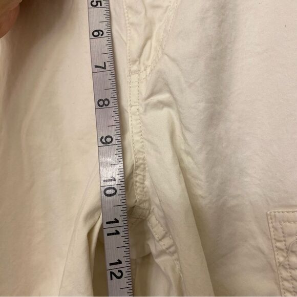 BDG Urban Outfitters white hi rise wide leg Cargo Pants womans 6 - Picture 8 of 13